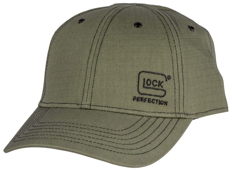 Glock AS10079 1986 Ripstop Hat Olive Cotton Hook & Loop Closure - Image 1